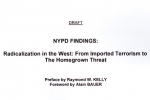 NYPD Findings : Radicalization in the west – Sous la direction d’Alain BAUER – 2007