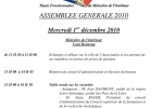 Invitation de l’Association du Corps Préfectoral – 2 Décembre 2010