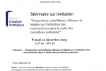 Centre d’analyses stratégiques – 1er Décembre 2009