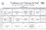 Conférence avec l’Amérique du Nord – 3 Juin 2009