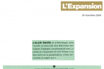 La Lettre de l’Expansion – 30 Novembre 2009