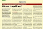 La Gazette des communes «Où sont les policiers ?» – 8 Février 1999