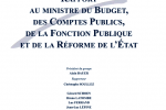 Rapport au Ministre du budget, des comptes publics, de la fonction publique et de la réforme de l’État – Mars 2010