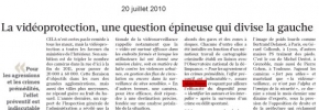 Le Figaro – 20 Juillet 2010
