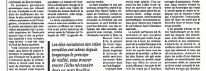Le Figaro – 18 Février 2003