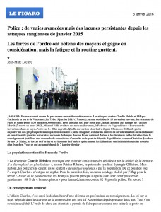 Le Figaro - 5 janvier 2016