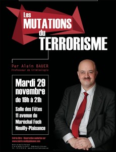 Conférence : les mutations du terrorisme - 29 novembre 2016
